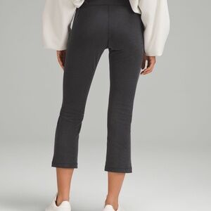 Lululemon Ribbed Softstreme Zip-Leg High-Rise Cropped Pant 25"